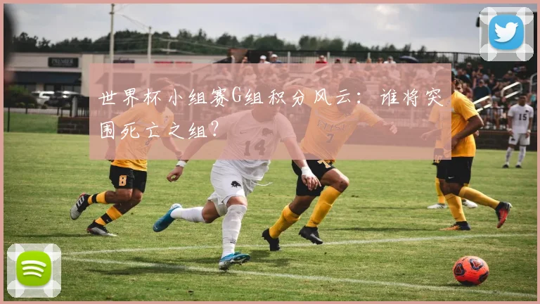 世界杯小组赛G组积分风云：谁将突围死亡之组？